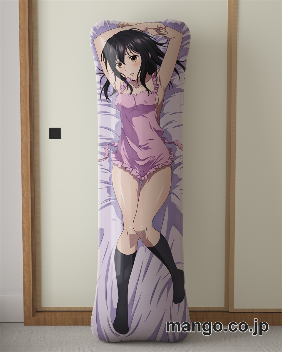アニメ抱き枕カバーストライク ザ ブラッド姫柊雪菜大型クッションキャラクターグッズPVC製コレクション用｜PVC エアクッション 等身大サイズ 立体ディスプレイ
