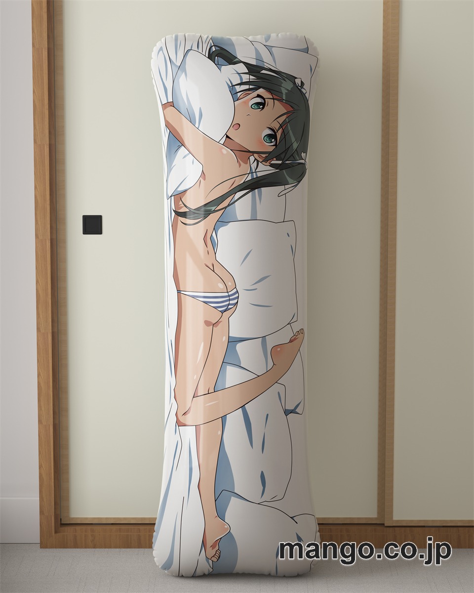 アニメ抱き枕カバー「ストライクウィッチーズ」（ルッキーニ）大型クッションキャラクターグッズPVC製コレクション用｜空気ビニール製 等身大抱き枕 コレクション向けグッズ 2