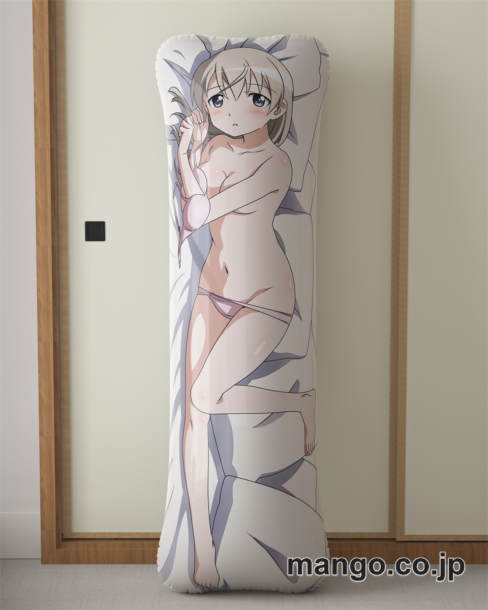 アニメ抱き枕カバー「ストライクウィッチーズ」（エイラ）大型クッションキャラクターグッズPVC製コレクション用 等身大 抱き枕 空気ビニール製 キャラクターグッズ 2