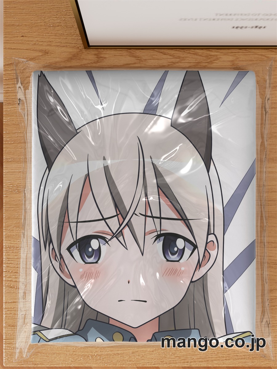 アニメ抱き枕カバー「ストライクウィッチーズ」（エイラ）大型クッションキャラクターグッズPVC製コレクション用 等身大 抱き枕 空気ビニール製 キャラクターグッズ 3