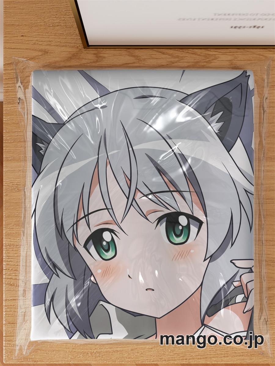 アニメ抱き枕カバー「ストライクウィッチーズ」（サーニャ）大型クッションキャラクターグッズPVC製コレクション用 ビッグサイズ 等身大クッション 立体キャラクターアイテム 3