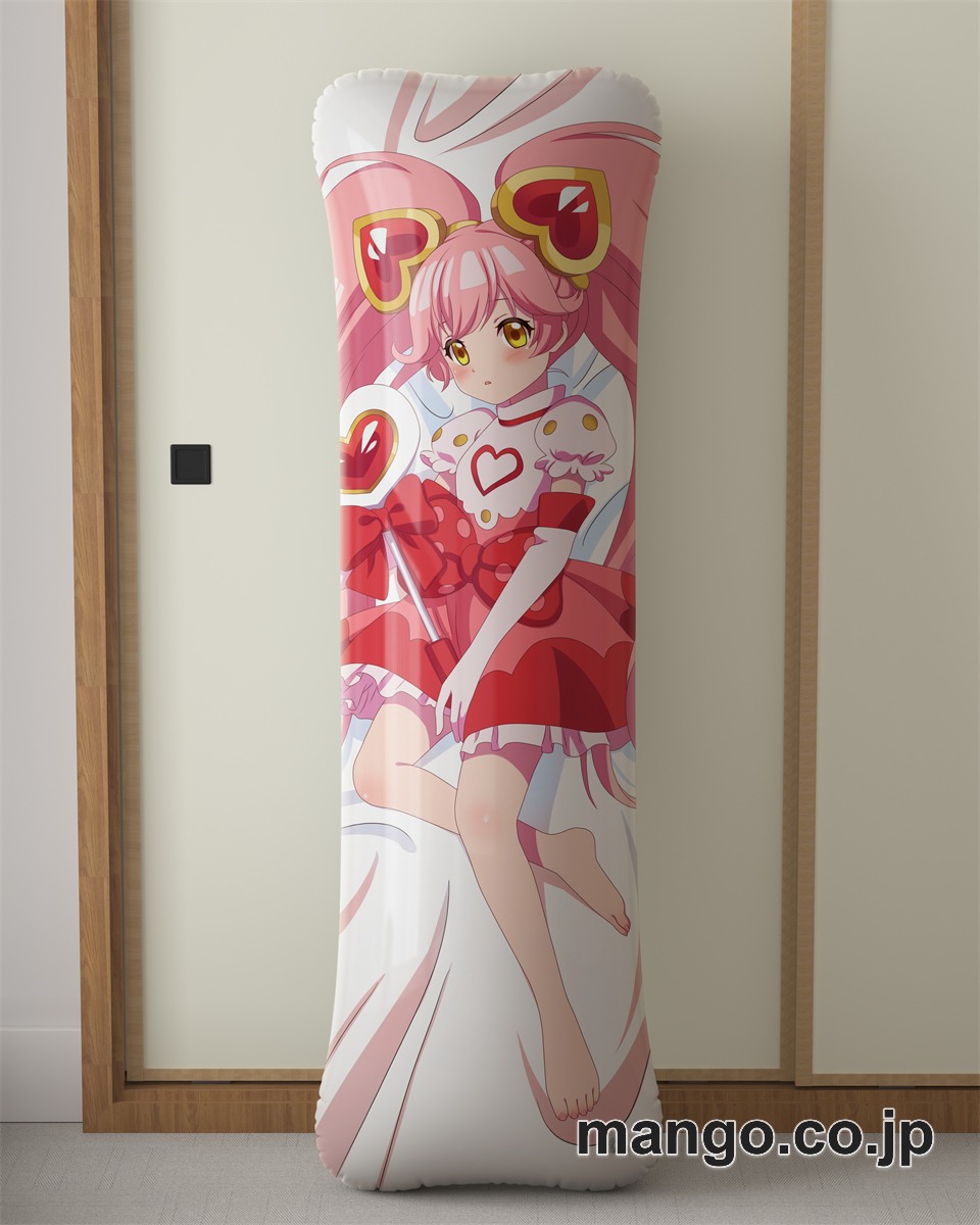 アニメ抱き枕カバーコンパス戦闘摂理解析システムリリカ大型クッションキャラクターグッズPVC製コレクション用 等身大ビニールクッション 抱き枕 アニメ・キャラグッズ