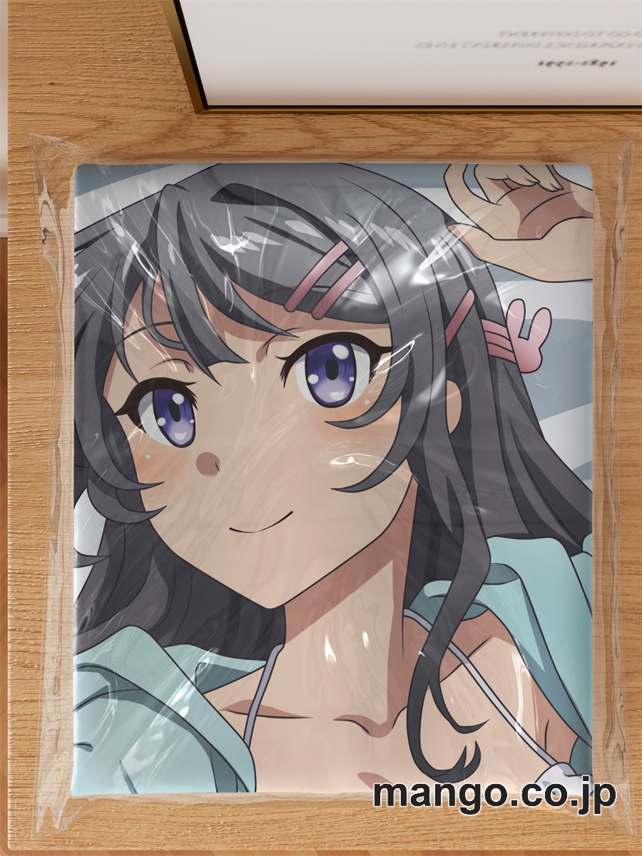 アニメ抱き枕カバー青春ブタ野郎はバニーガール先輩の夢を見ない桜島麻衣大型クッションキャラクターグッズPVC製コレクション用 等身大 抱き枕 空気ビニール製 キャラクターグッズ 3