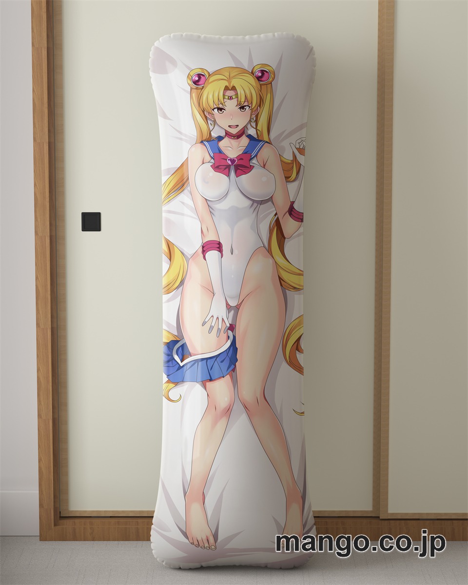 アニメ抱き枕カバー美少女戦士セーラームーン 月野うさぎ大型クッションキャラクターグッズPVC製コレクション用｜空気ビニール製 等身大抱き枕 コレクション向けグッズ
