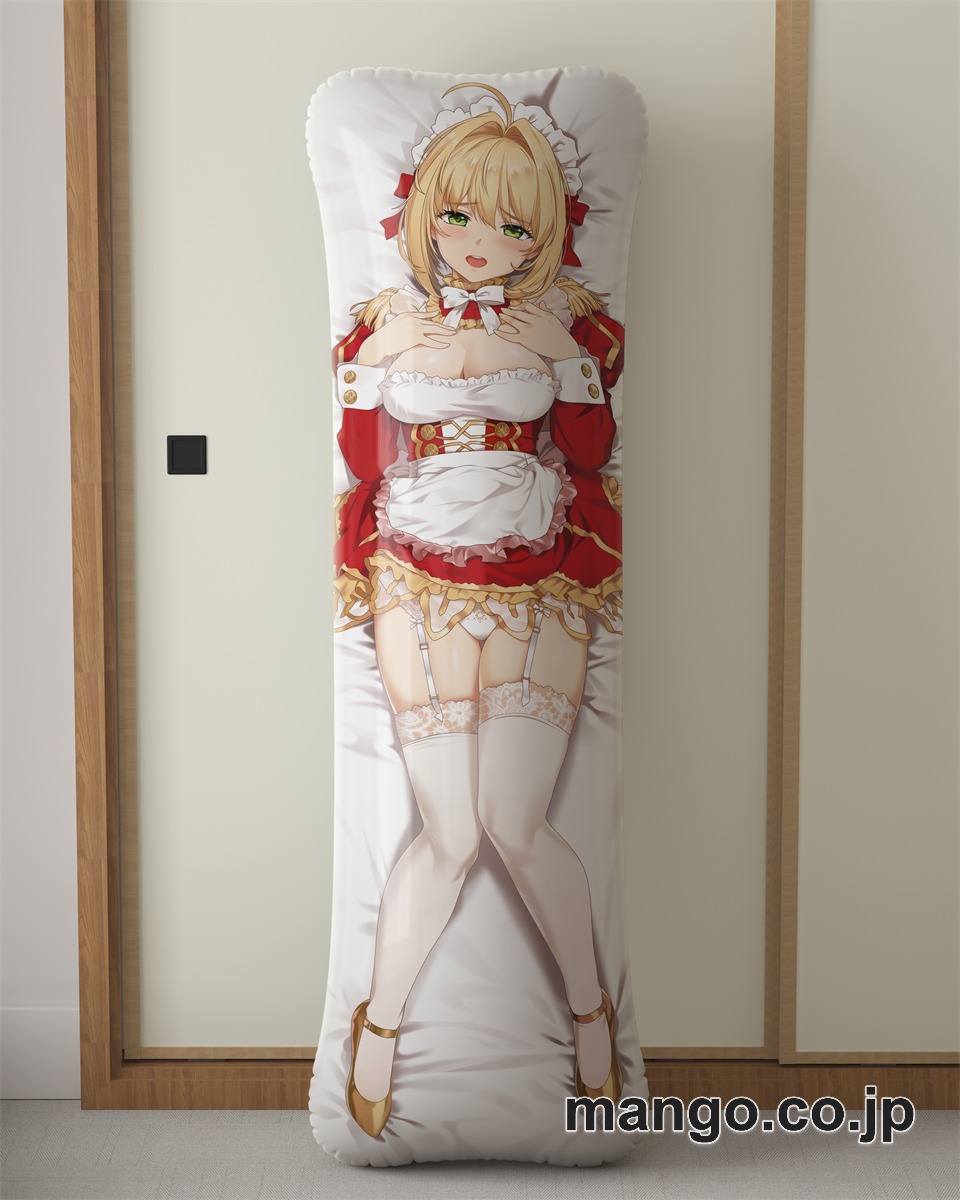 アニメ抱き枕カバーFateGrandOrder ネロ大型クッションキャラクターグッズPVC製コレクション用｜PVC エアクッション 等身大サイズ 立体ディスプレイ