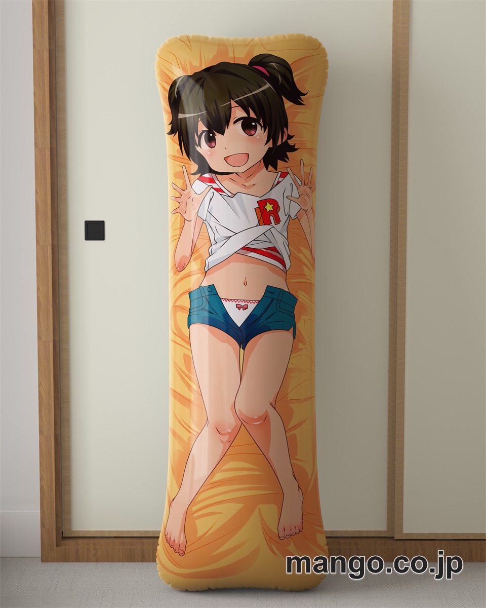 アニメ抱き枕カバーアイドルマスター大型クッションキャラクターグッズPVC製コレクション用 等身大 抱き枕 空気ビニール製 キャラクターグッズ 2