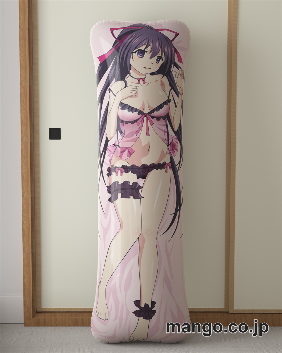 アニメ抱き枕カバーデート ア ライブ 夜刀神十香大型クッションキャラクターグッズPVC製コレクション用｜空気ビニール製 等身大抱き枕 コレクション向けグッズ 2