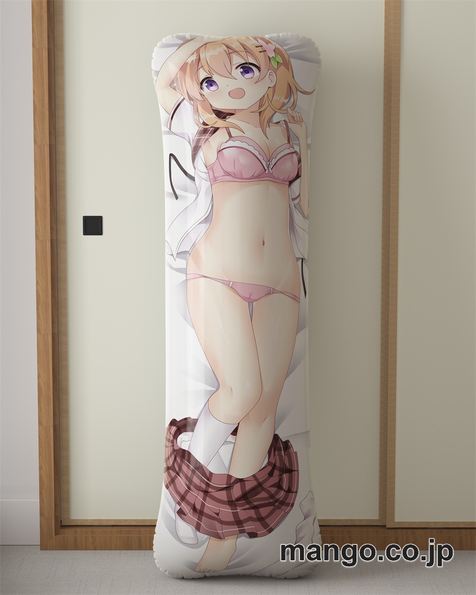 アニメ抱き枕カバーご注文はうさぎですか？ 「ココアお姉ちゃんに甘えなさい!!」大型クッションキャラクターグッズPVC製コレクション用 等身大ビニールクッション 抱き枕 アニメ・キャラグッズ 2