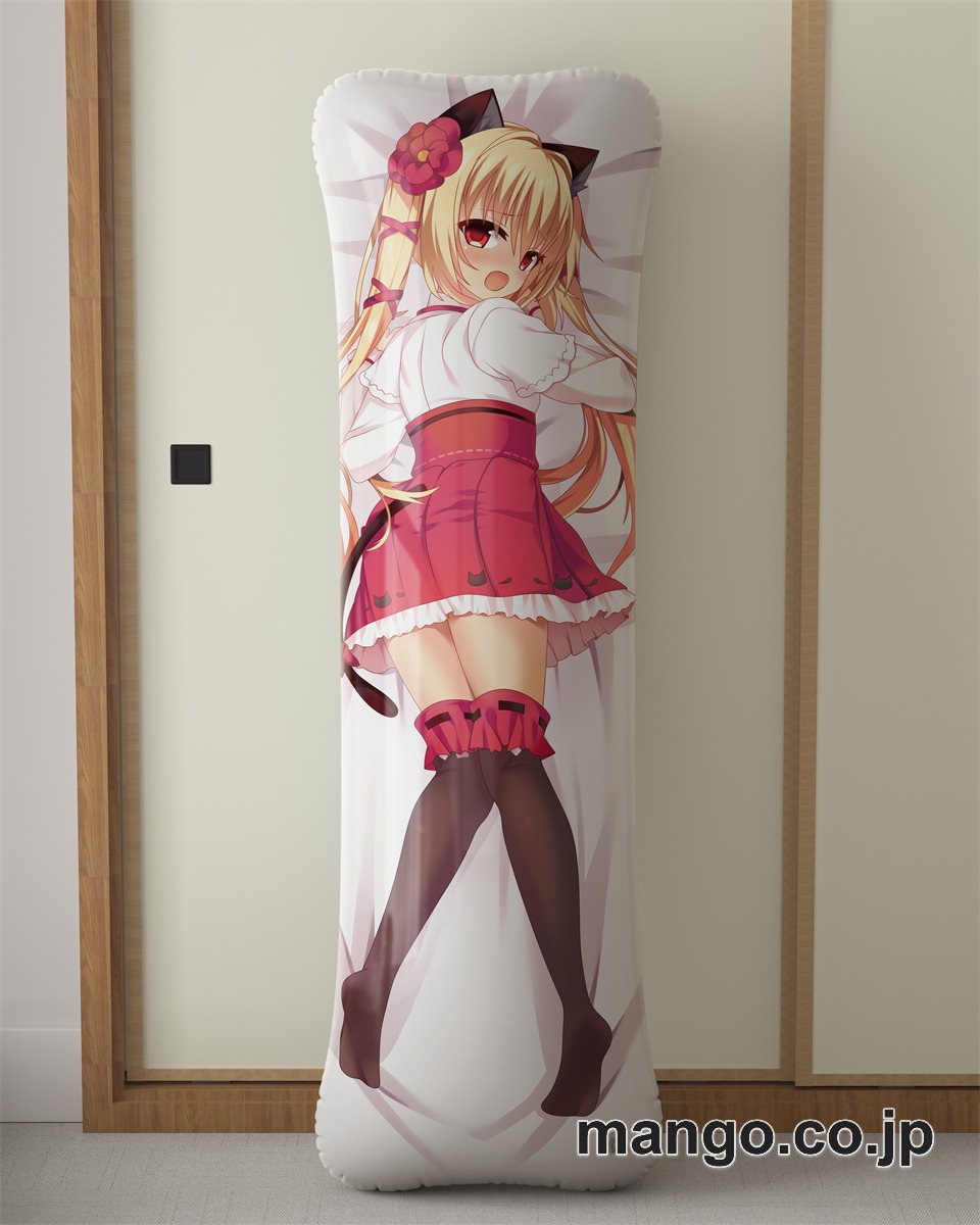 アニメ抱き枕カバーバーチャルYoutuber 華香院つばき大型クッションキャラクターグッズPVC製コレクション用｜PVC エアクッション 等身大サイズ 立体ディスプレイ