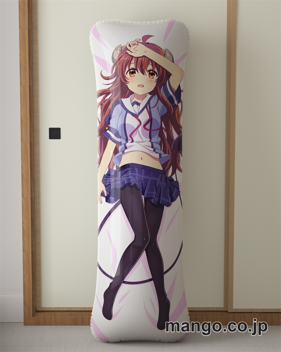 アニメ抱き枕カバーまちカドまぞく大型クッションキャラクターグッズPVC製コレクション用 等身大 抱き枕 空気ビニール製 キャラクターグッズ