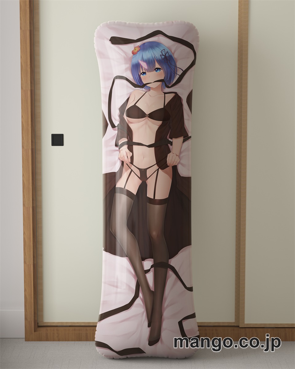 アニメ抱き枕カバーRe：ゼロから始める異世界生活レム大型クッションキャラクターグッズPVC製コレクション用 ビッグサイズ 等身大クッション 立体キャラクターアイテム