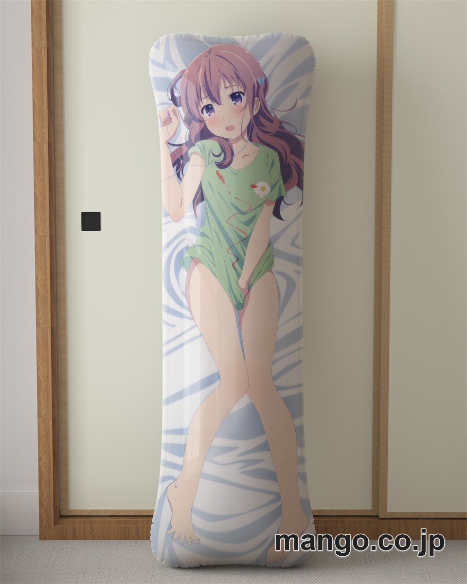 アニメ抱き枕カバーギャラクシーエンジェル大型クッションキャラクターグッズPVC製コレクション用｜空気ビニール製 等身大抱き枕 コレクション向けグッズ