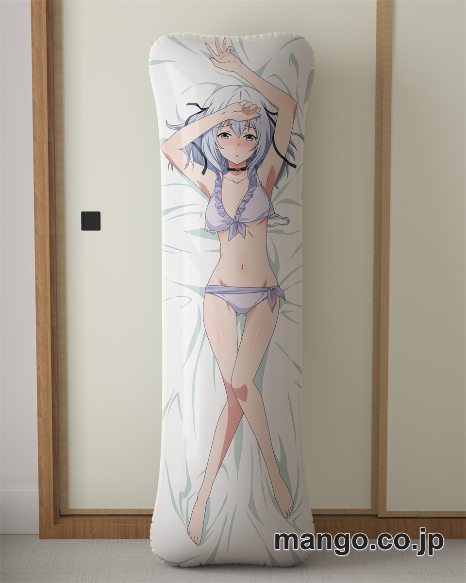 アニメ抱き枕カバー最弱無敗の神装機竜 バハムート アイリ アーカディア大型クッションキャラクターグッズPVC製コレクション用｜等身大エアクッション ビッグサイズ PVC製 アニメグッズ 2