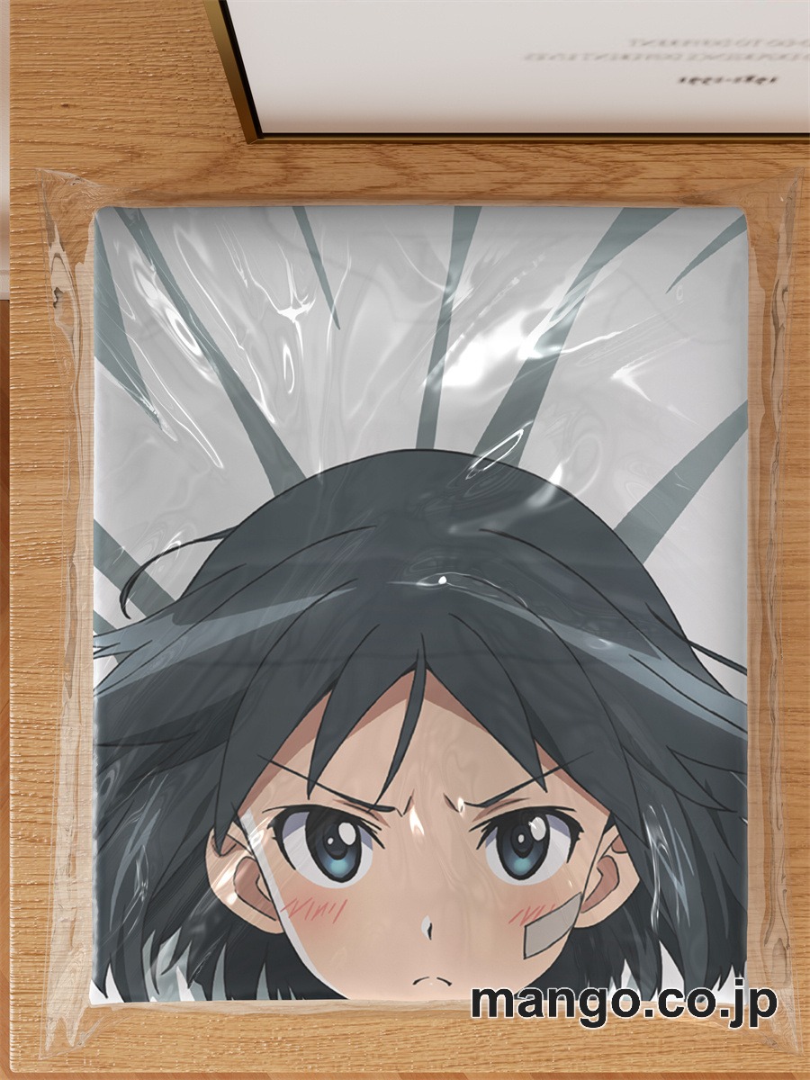 アニメ抱き枕カバーブレイブウィッチーズ管野直枝大型クッションキャラクターグッズPVC製コレクション用｜空気ビニール製 等身大抱き枕 コレクション向けグッズ 3