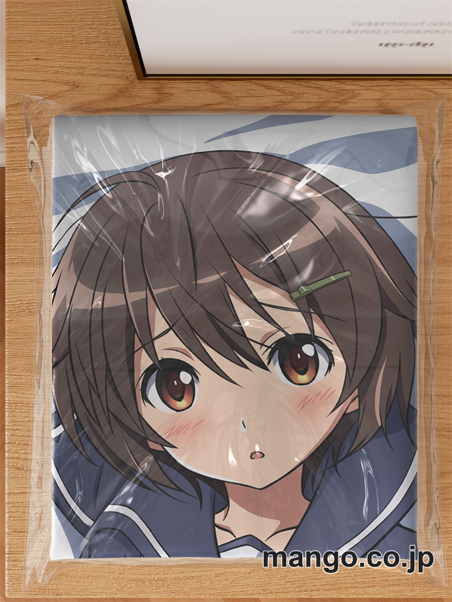 アニメ抱き枕カバー雁淵ひかりブレイブウィッチーズ大型クッションキャラクターグッズPVC製コレクション用｜空気ビニール製 等身大抱き枕 コレクション向けグッズ 3