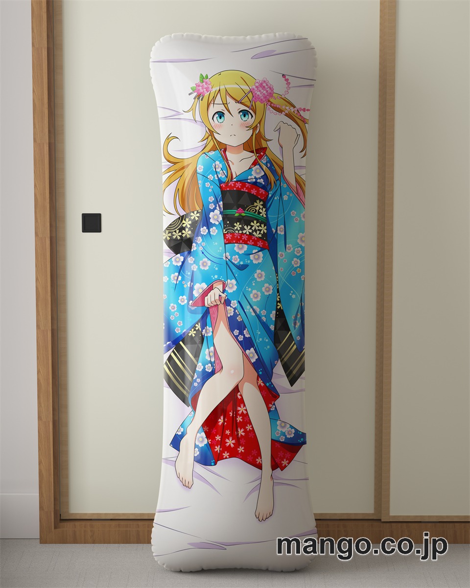 アニメ抱き枕カバー俺の妹がこんなに可愛いわけがない。(桐乃舞妓)大型クッションキャラクターグッズPVC製コレクション用｜PVC エアクッション 等身大サイズ 立体ディスプレイ 2