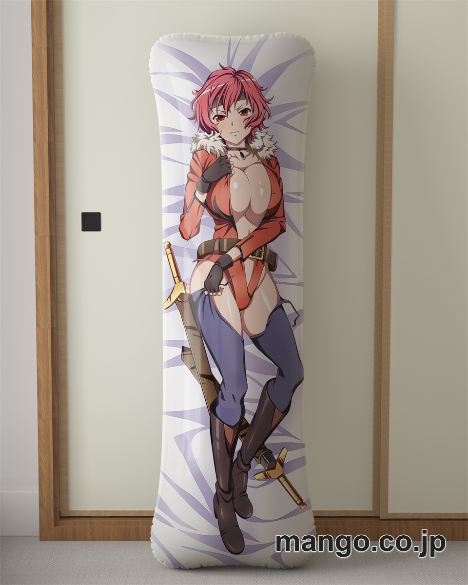 アニメ抱き枕カバー黒獣（クロイヌ）～気高き聖女は白濁に染まる～マイア大型クッションキャラクターグッズPVC製コレクション用｜等身大エアクッション ビッグサイズ PVC製 アニメグッズ