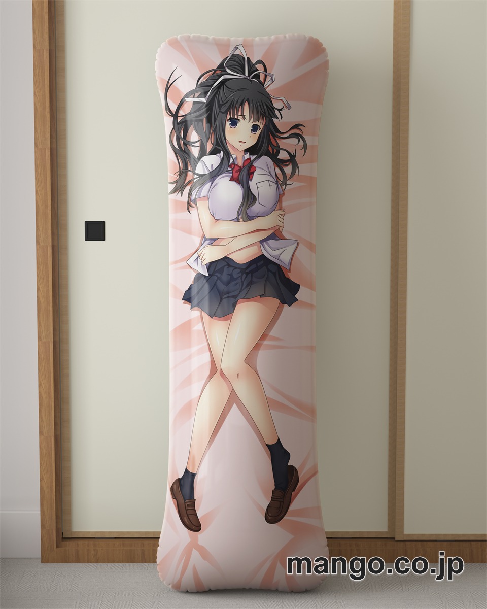 アニメ抱き枕カバー自宅警備員添い寝で喘ぐ女「葛木さやか」大型クッションキャラクターグッズPVC製コレクション用｜PVC エアクッション 等身大サイズ 立体ディスプレイ