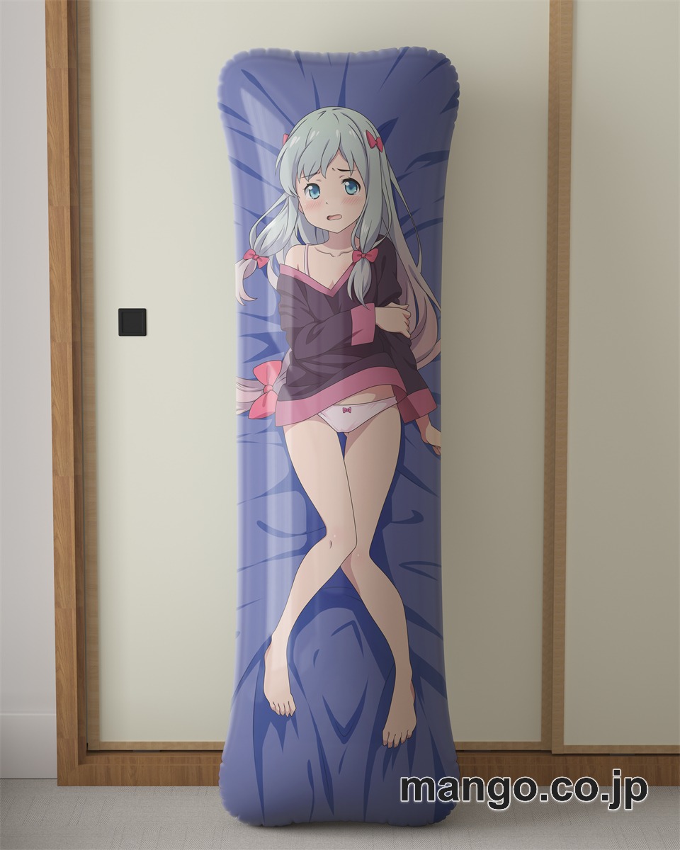 アニメ抱き枕カバーエロマンガ先生大型クッションキャラクターグッズPVC製コレクション用｜空気ビニール製 等身大抱き枕 コレクション向けグッズ 2