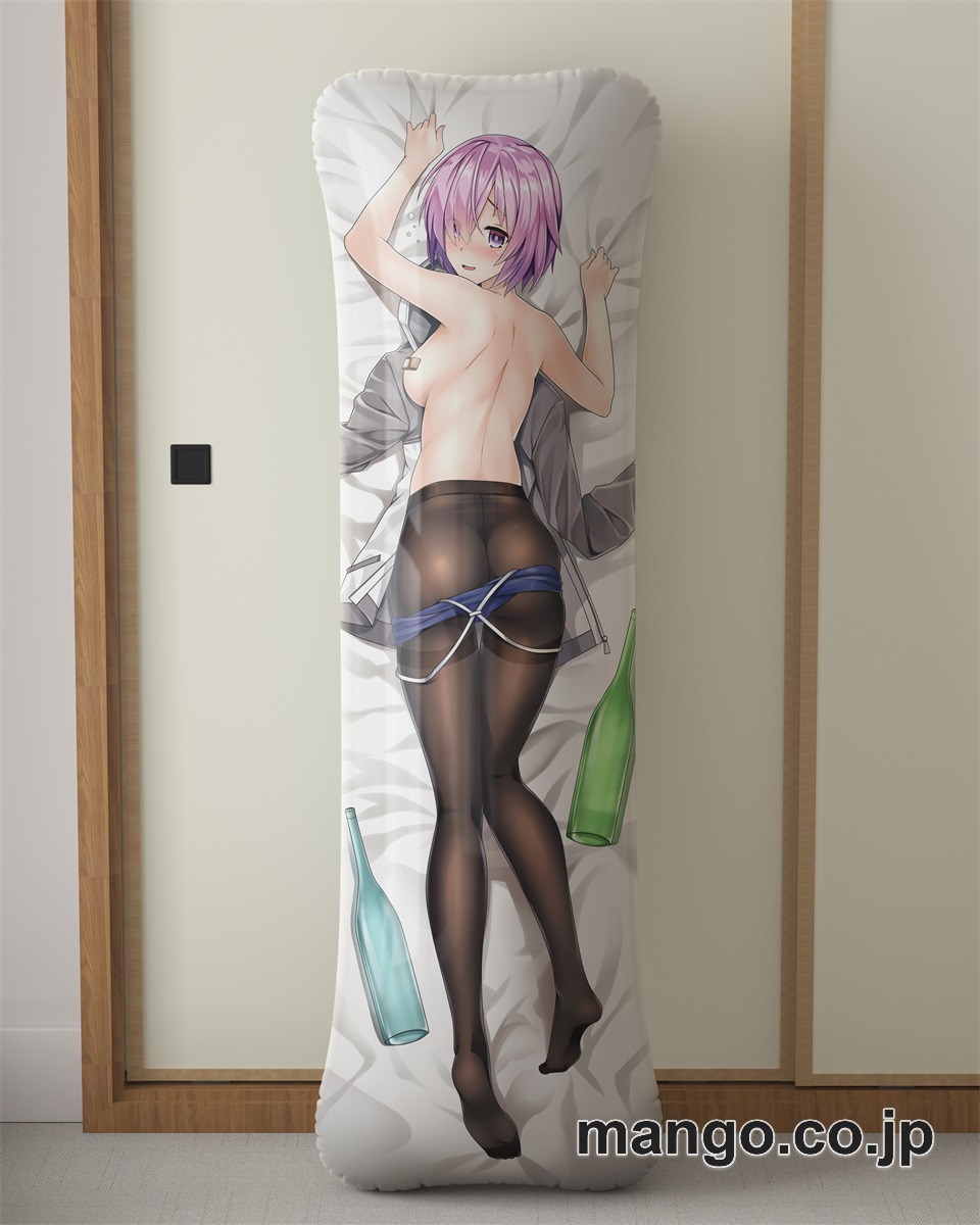 アニメ抱き枕カバーfateマシュスク水タイツ大型クッションキャラクターグッズPVC製コレクション用｜等身大エアクッション ビッグサイズ PVC製 アニメグッズ 2
