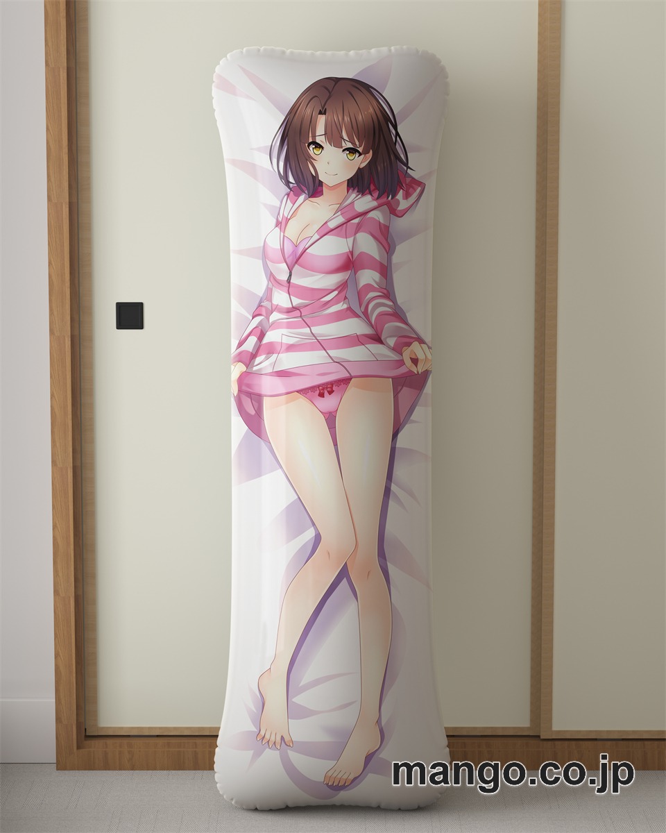 アニメ抱き枕カバー冴えない彼女の育てかた加藤恵大型クッションキャラクターグッズPVC製コレクション用｜空気ビニール製 等身大抱き枕 コレクション向けグッズ 2