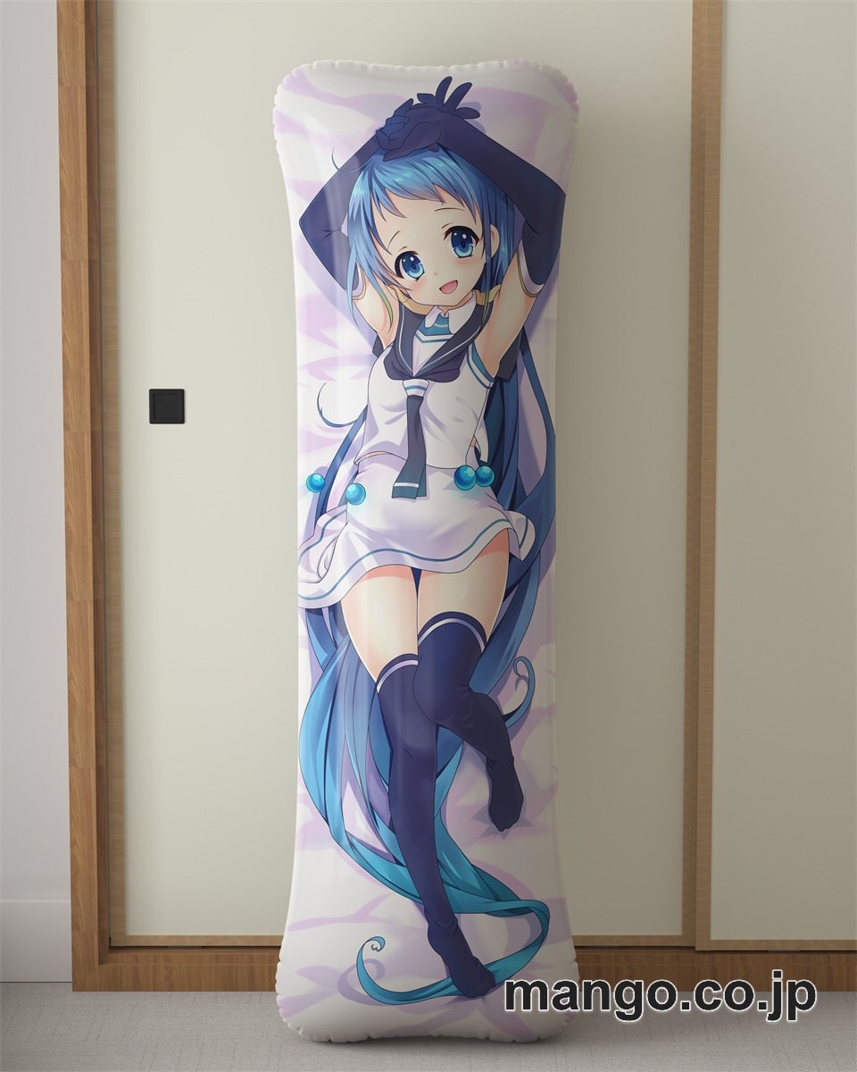 アニメ抱き枕カバー艦隊これくしょん五月雨ちゃん大型クッションキャラクターグッズPVC製コレクション用｜PVC エアクッション 等身大サイズ 立体ディスプレイ