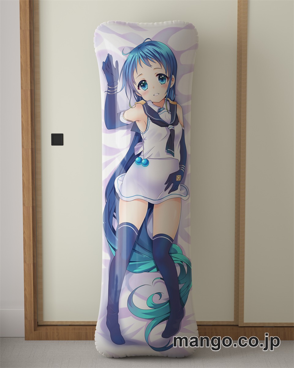 アニメ抱き枕カバー艦隊これくしょん五月雨ちゃん大型クッションキャラクターグッズPVC製コレクション用｜PVC エアクッション 等身大サイズ 立体ディスプレイ 2