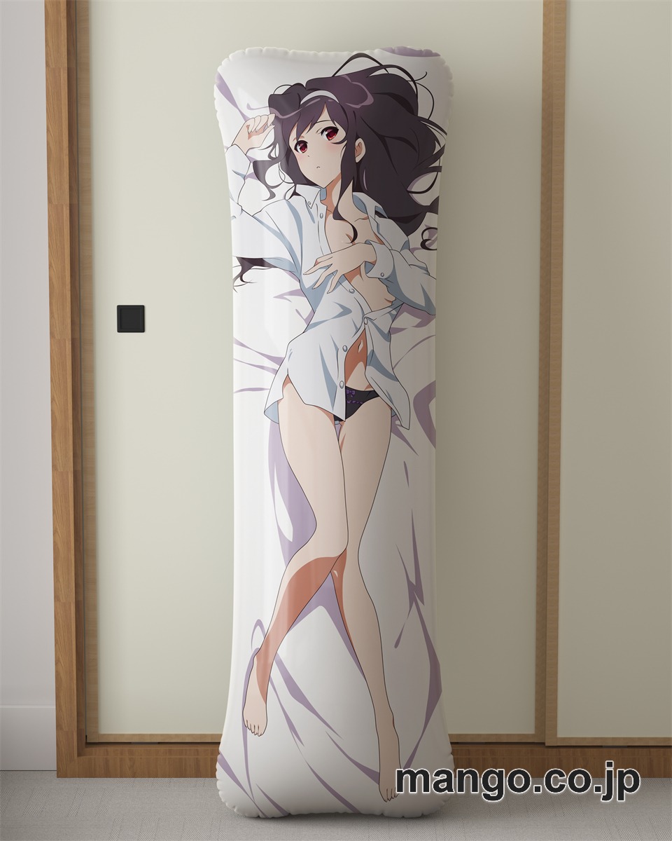 アニメ抱き枕カバー冴えない彼女の育てかた霞ヶ丘詩羽大型クッションキャラクターグッズPVC製コレクション用 等身大 抱き枕 空気ビニール製 キャラクターグッズ 2