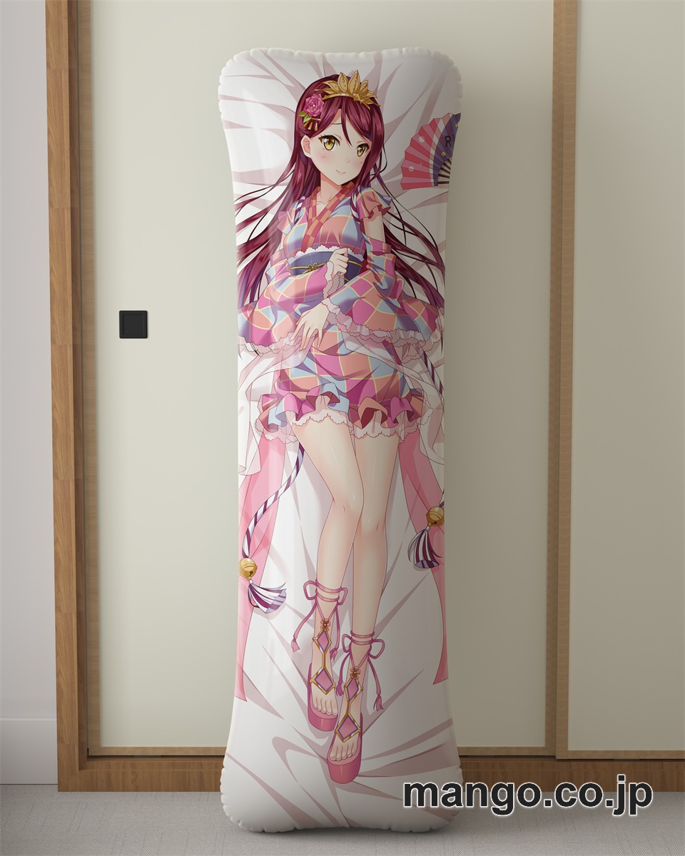 アニメ抱き枕カバーラブライブ!サンシャイン!!桜○梨子大型クッションキャラクターグッズPVC製コレクション用｜等身大エアクッション ビッグサイズ PVC製 アニメグッズ