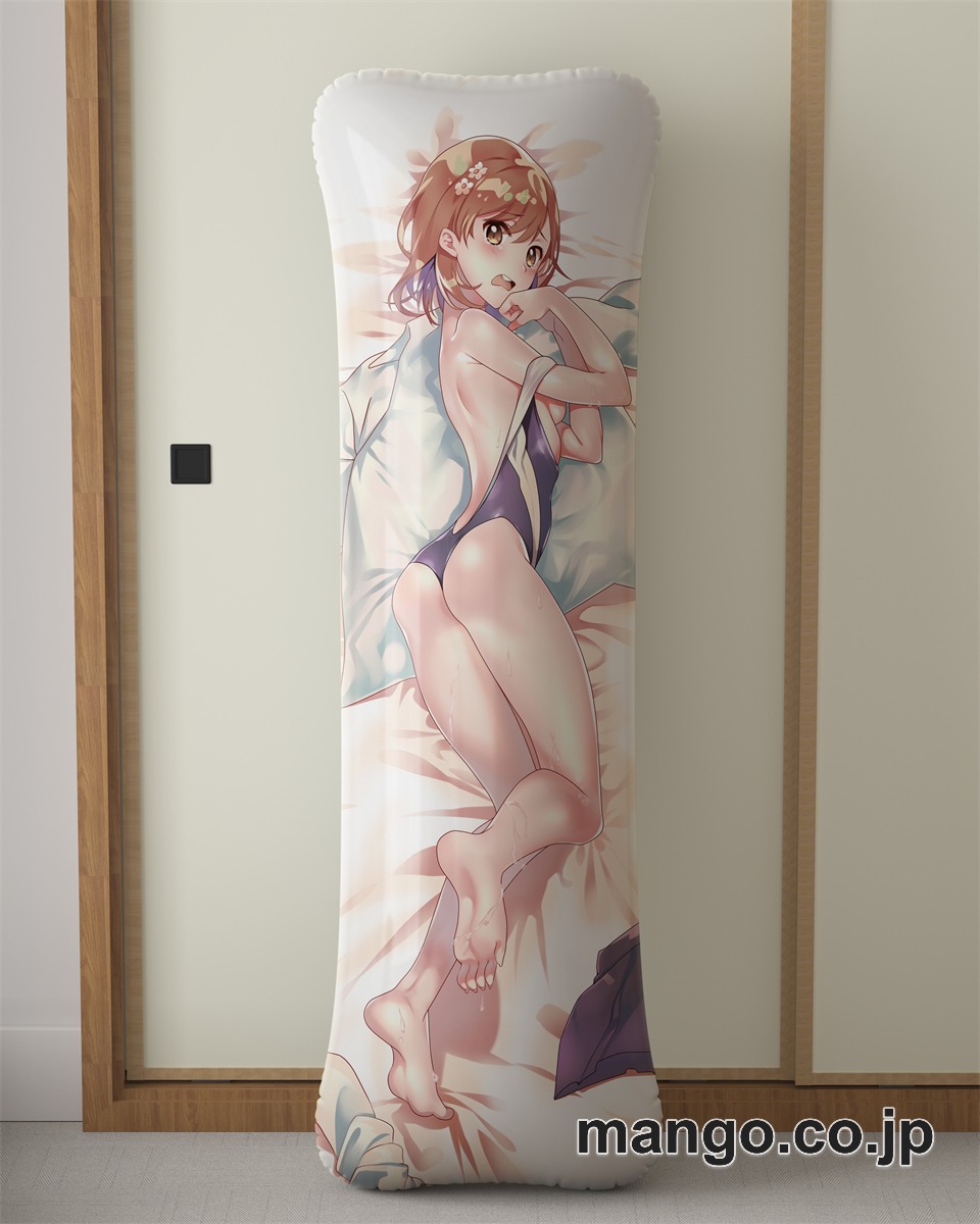 アニメ抱き枕カバーとある魔術の禁書目録御坂美琴大型クッションキャラクターグッズPVC製コレクション用｜空気ビニール製 等身大抱き枕 コレクション向けグッズ 2