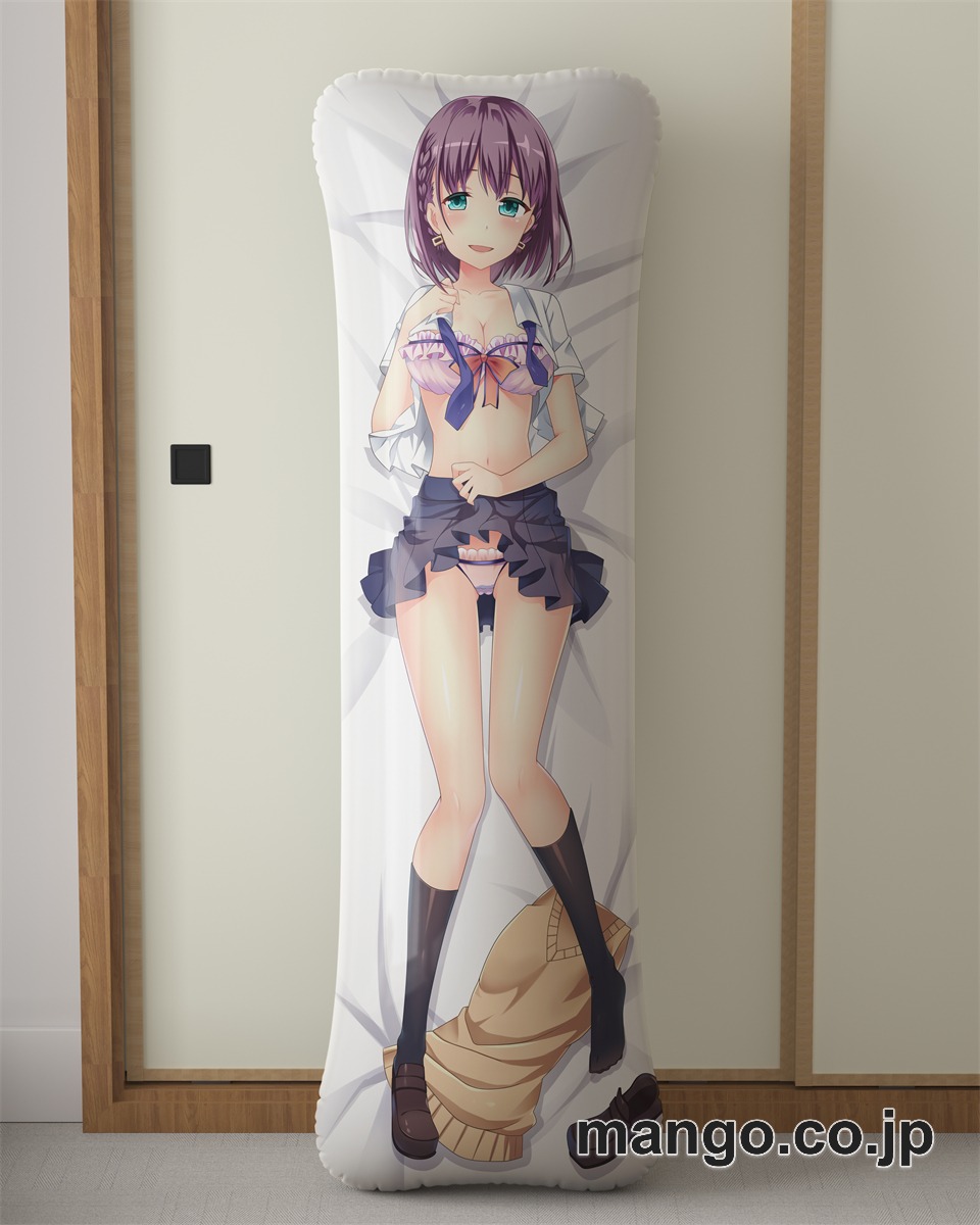 アニメ抱き枕カバーあいちゃん大型クッションキャラクターグッズPVC製コレクション用｜空気ビニール製 等身大抱き枕 コレクション向けグッズ 2