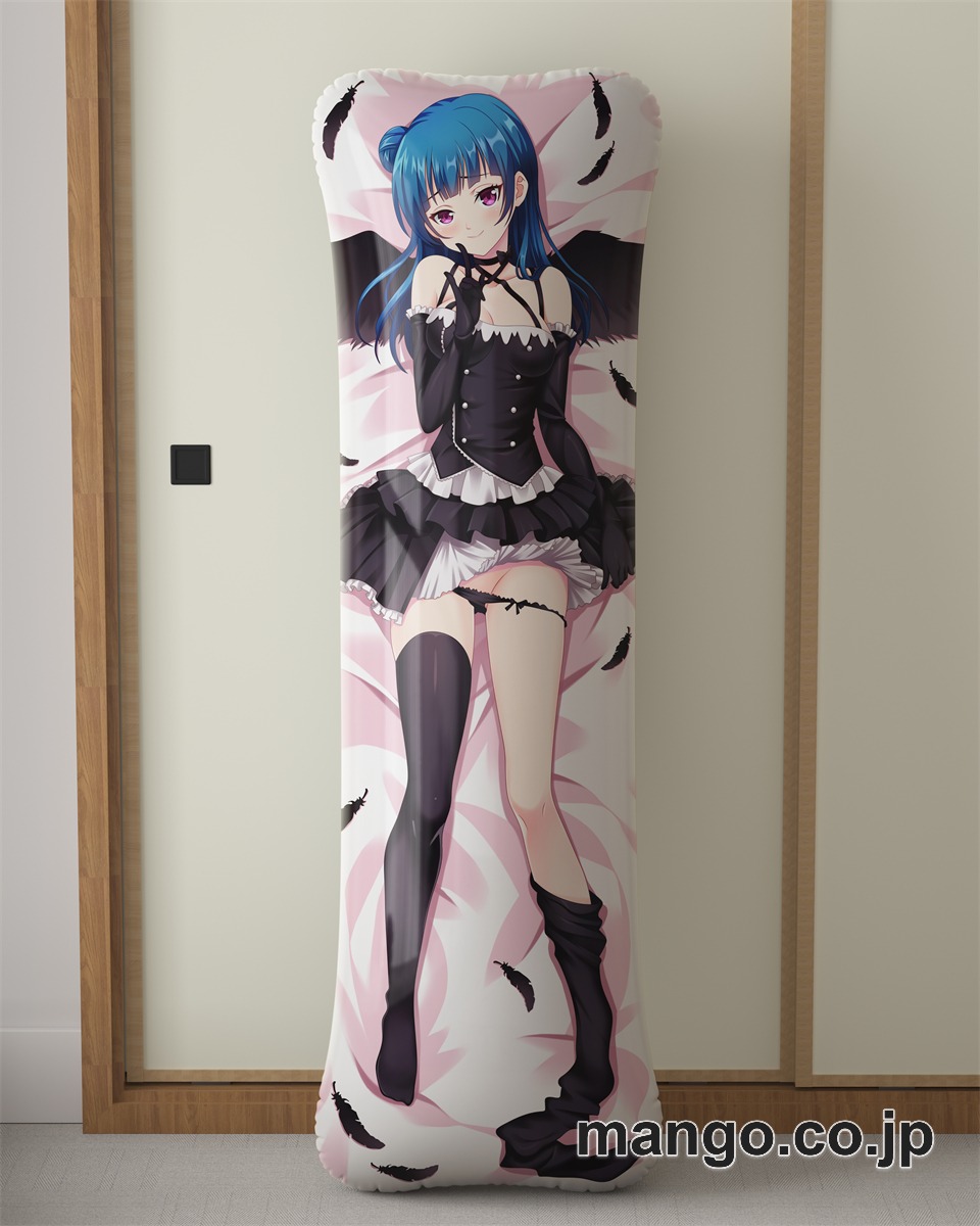 アニメ抱き枕カバーラブライブ!サンシャイン!!津島善子大型クッションキャラクターグッズPVC製コレクション用 ビッグサイズ 等身大クッション 立体キャラクターアイテム 2