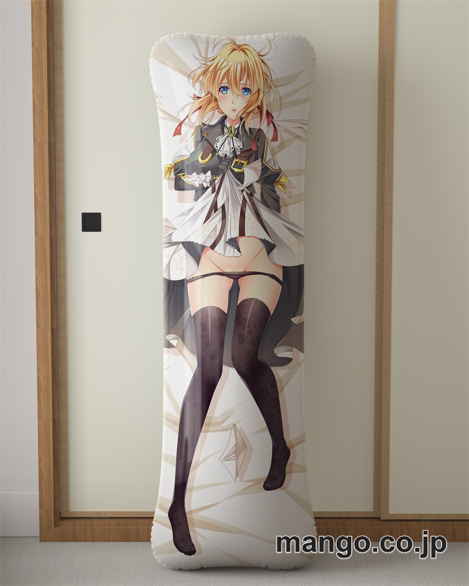 アニメ抱き枕カバー【ヴァイオレット エヴァーガーデン】ヴァイオレット大型クッションキャラクターグッズPVC製コレクション用 等身大 抱き枕 空気ビニール製 キャラクターグッズ