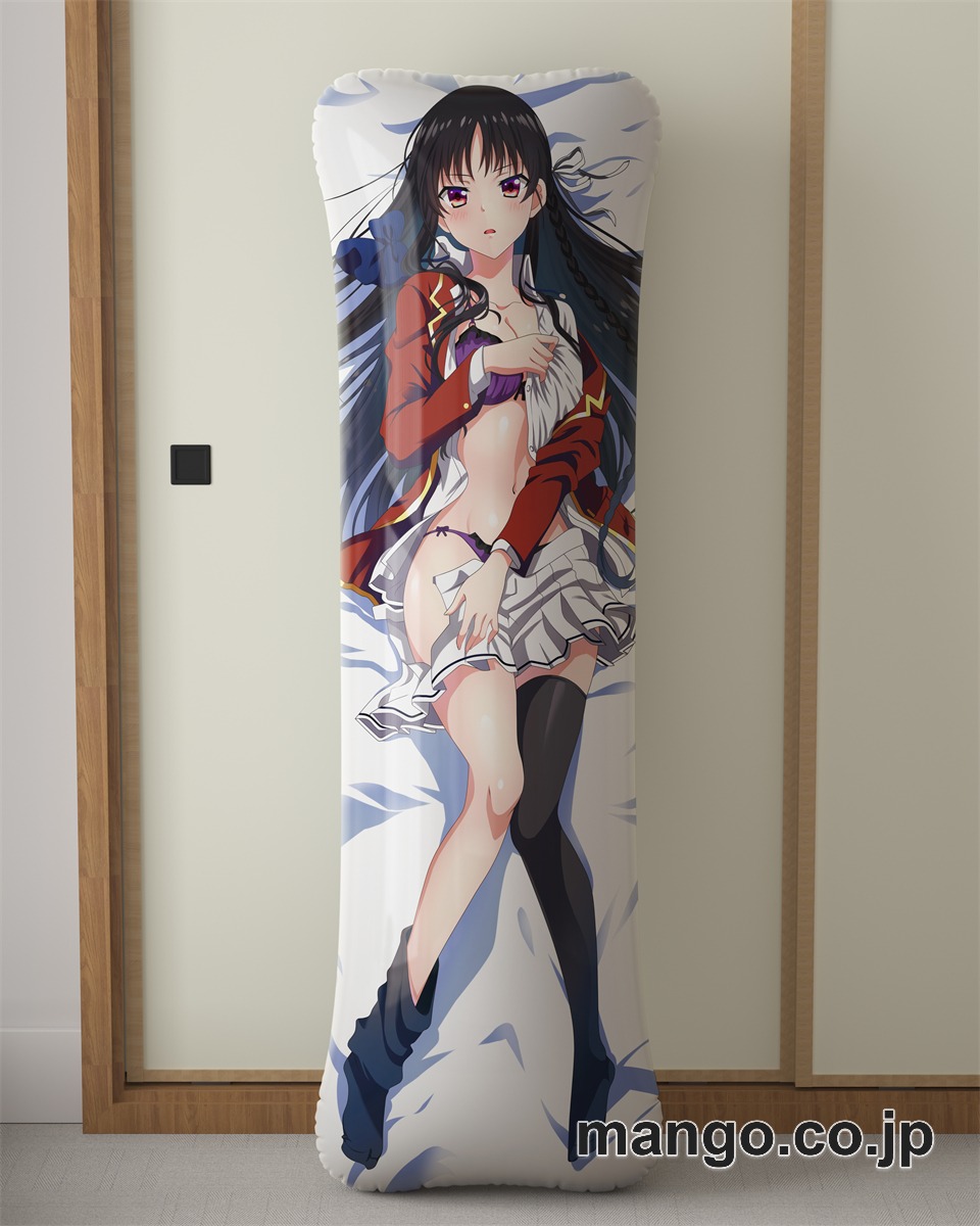 アニメ抱き枕カバー【ようこそ実力至上主義の教室へ】堀北鈴音大型クッションキャラクターグッズPVC製コレクション用｜等身大エアクッション ビッグサイズ PVC製 アニメグッズ