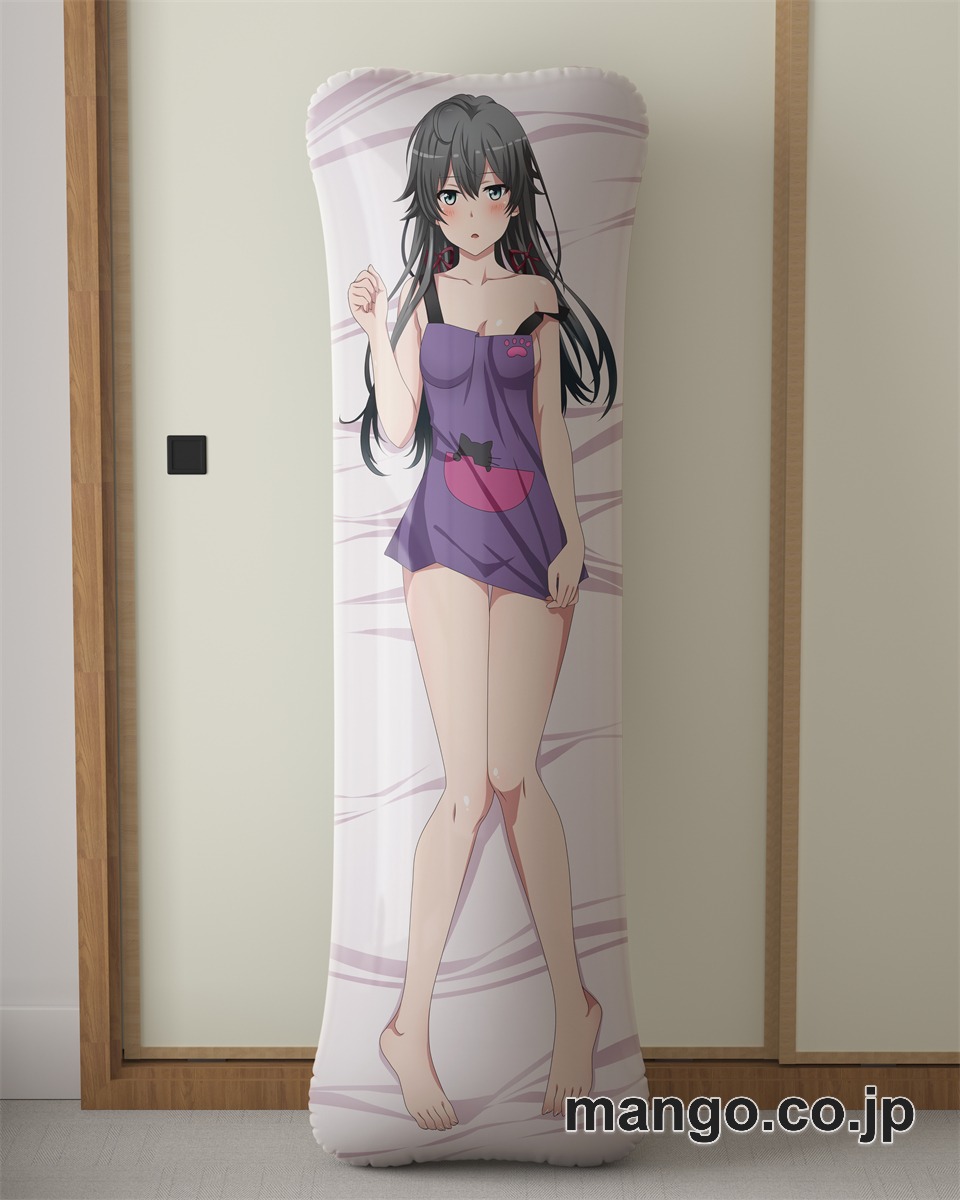 アニメ抱き枕カバー雪ノ下雪乃エプロンVer大型クッションキャラクターグッズPVC製コレクション用｜PVC エアクッション 等身大サイズ 立体ディスプレイ