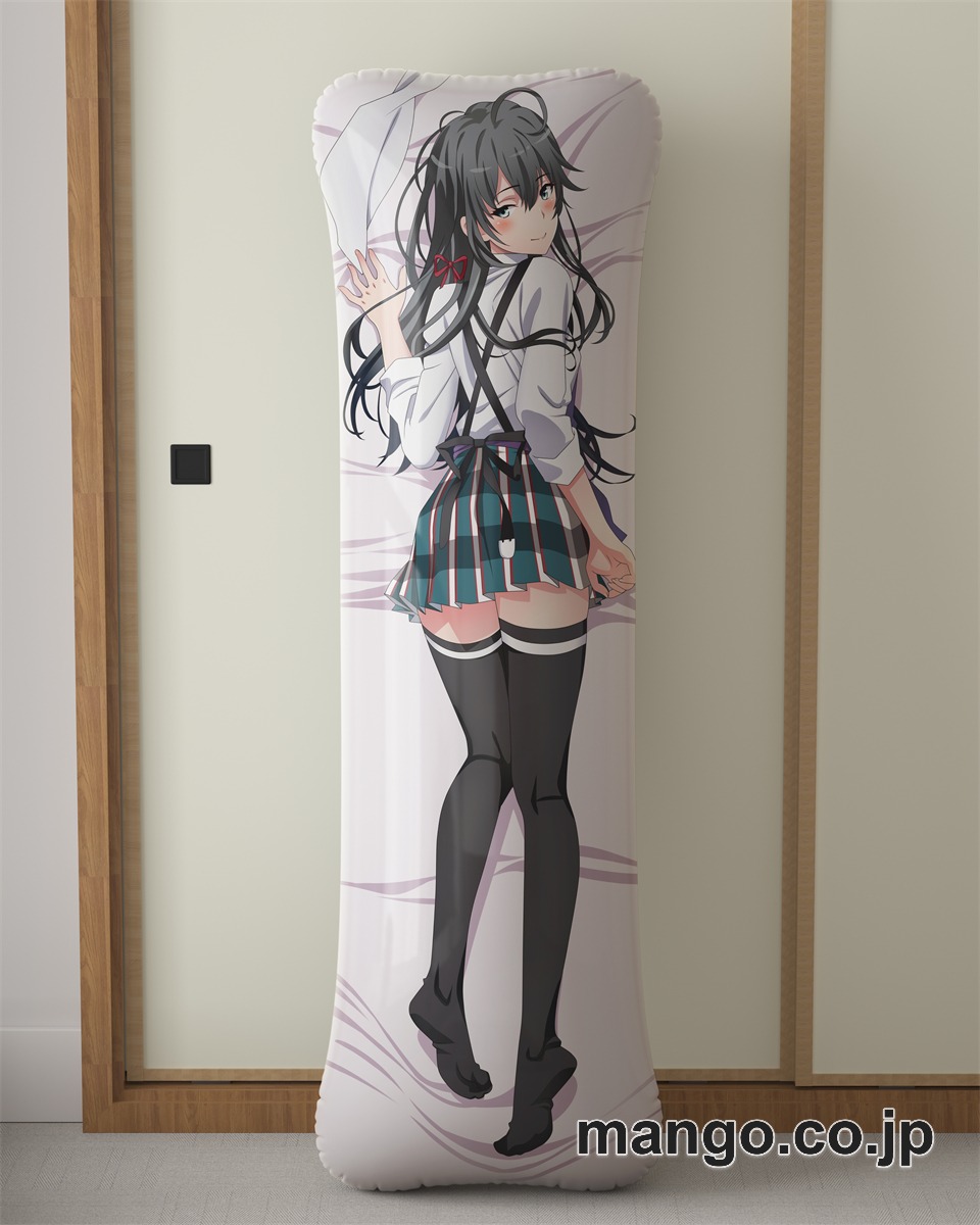 アニメ抱き枕カバー雪ノ下雪乃エプロンVer大型クッションキャラクターグッズPVC製コレクション用｜PVC エアクッション 等身大サイズ 立体ディスプレイ 2