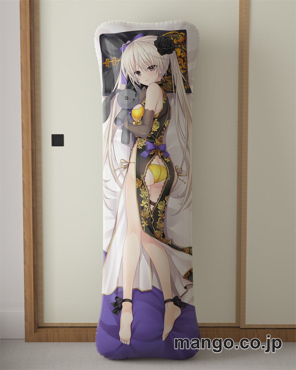 アニメ抱き枕カバー【ヨスガノソラ】春日野穹チャイナドレス姿大型クッションキャラクターグッズPVC製コレクション用｜PVC エアクッション 等身大サイズ 立体ディスプレイ 2
