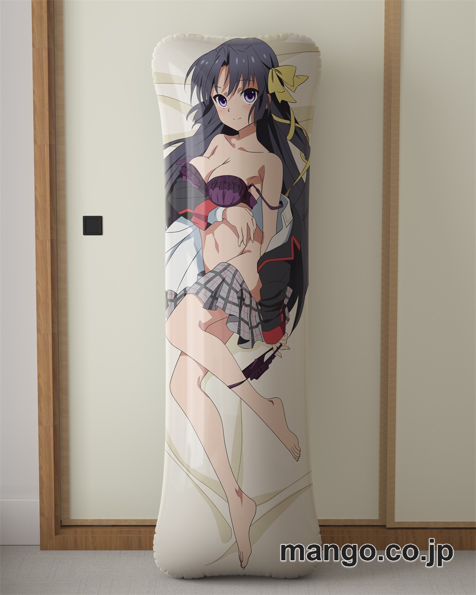 アニメ抱き枕カバーリトルバスターズ！来ヶ谷唯湖制服大型クッションキャラクターグッズPVC製コレクション用｜空気ビニール製 等身大抱き枕 コレクション向けグッズ