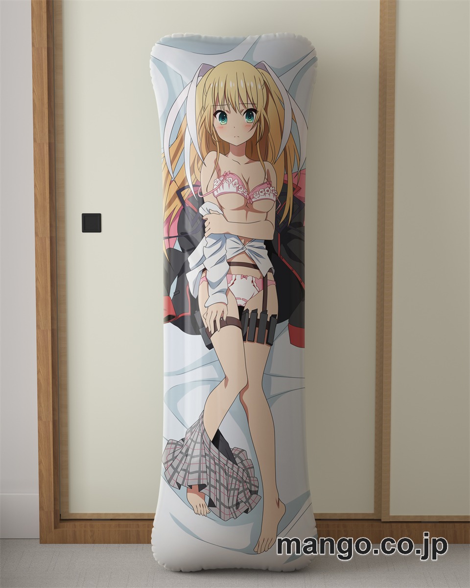 アニメ抱き枕カバーリトルバスターズ！朱鷺戸沙耶制服大型クッションキャラクターグッズPVC製コレクション用 等身大ビニールクッション 抱き枕 アニメ・キャラグッズ 2