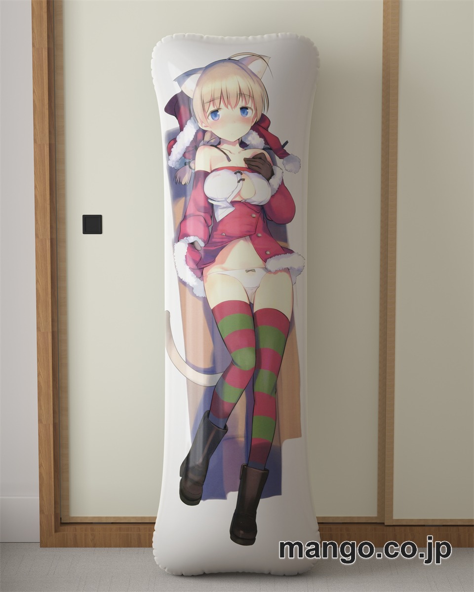 アニメ抱き枕カバーストライクウィッチーズリネット ビショップ大型クッションキャラクターグッズPVC製コレクション用 ビッグサイズ 等身大クッション 立体キャラクターアイテム 2