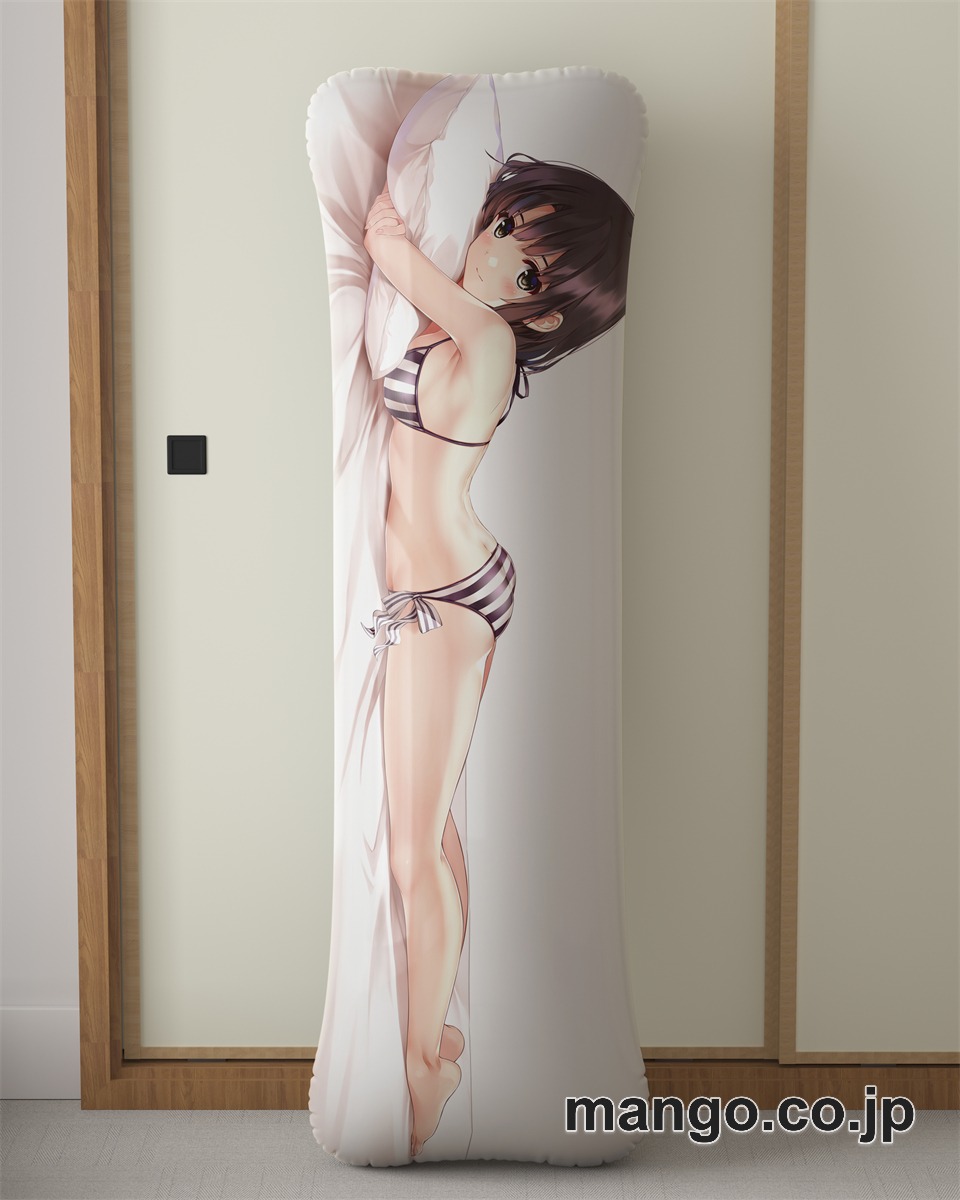 アニメ抱き枕カバー冴えない彼女の育てかた加藤恵大型クッションキャラクターグッズPVC製コレクション用｜PVC エアクッション 等身大サイズ 立体ディスプレイ 2