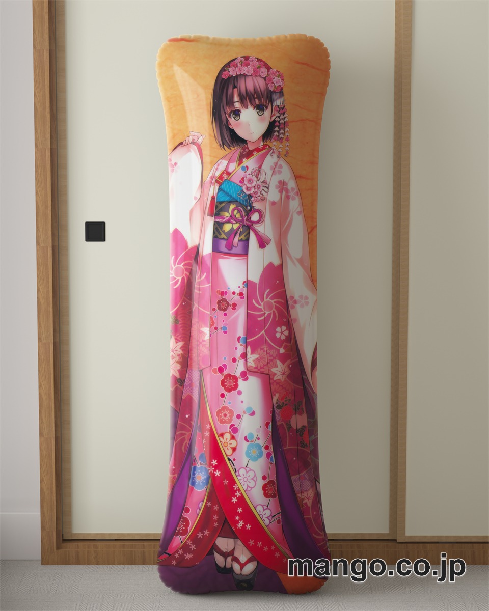 アニメ抱き枕カバー冴えない彼女の育てかた加藤恵霞ヶ丘詩羽大型クッションキャラクターグッズPVC製コレクション用｜等身大エアクッション ビッグサイズ PVC製 アニメグッズ 2