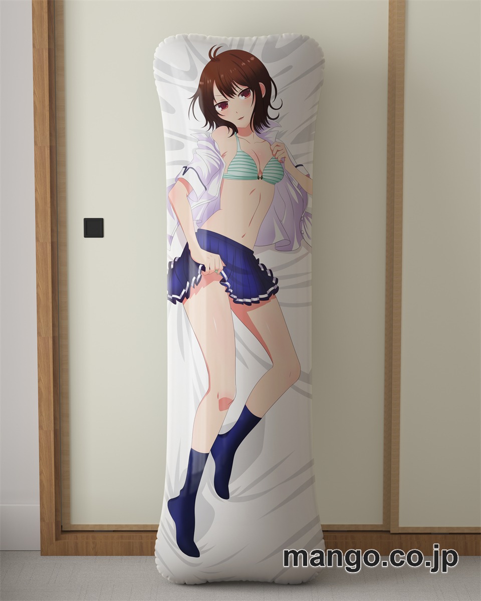 アニメ抱き枕カバー僕の彼女がマジメ過ぎるしょびっちな件有山雫大型クッションキャラクターグッズPVC製コレクション用 ビッグサイズ 等身大クッション 立体キャラクターアイテム