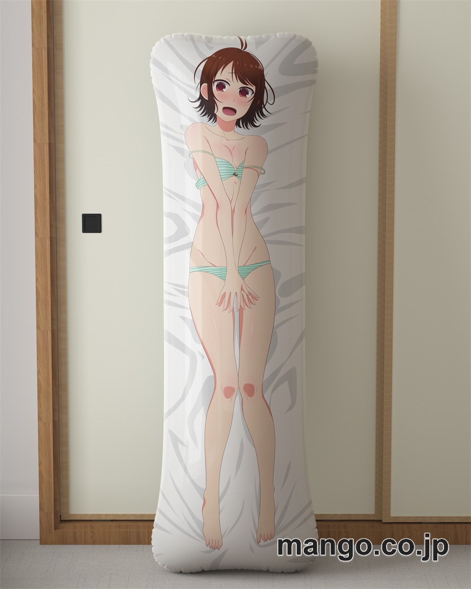 アニメ抱き枕カバー僕の彼女がマジメ過ぎるしょびっちな件有山雫大型クッションキャラクターグッズPVC製コレクション用 ビッグサイズ 等身大クッション 立体キャラクターアイテム 2
