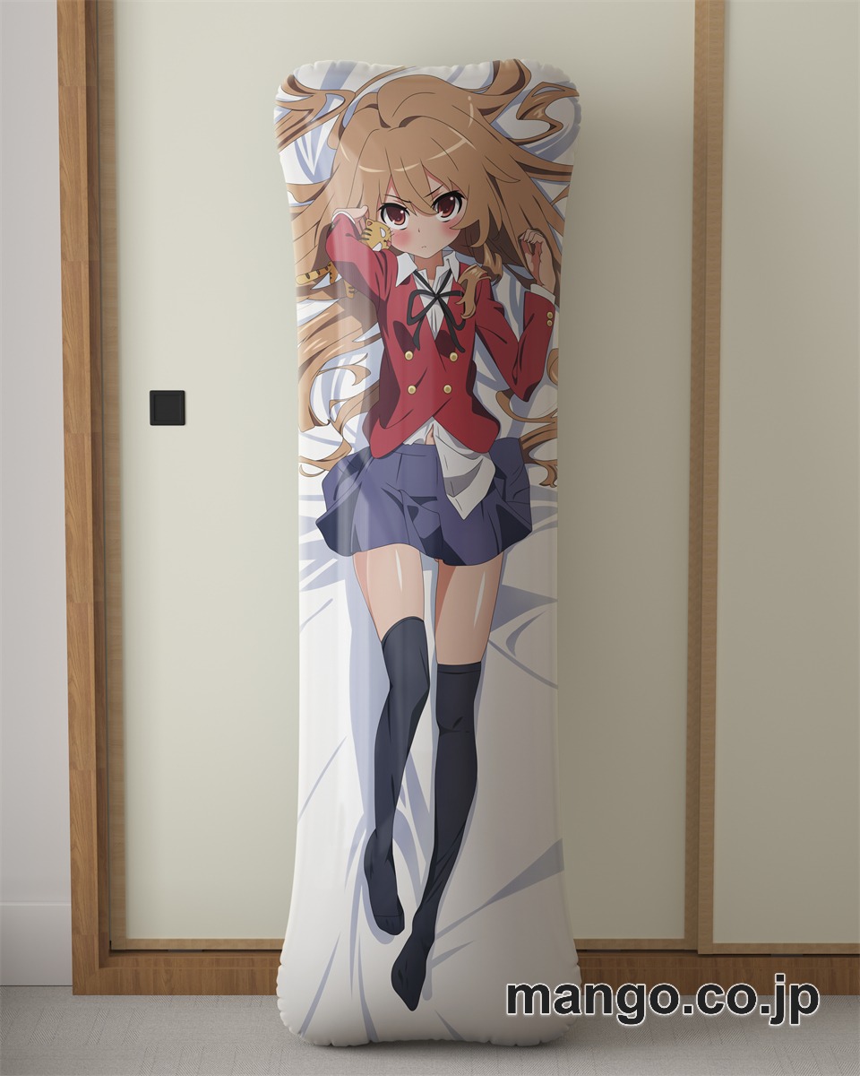 アニメ抱き枕カバー【とらドラ！】描き下ろし(大河)大型クッションキャラクターグッズPVC製コレクション用｜空気ビニール製 等身大抱き枕 コレクション向けグッズ