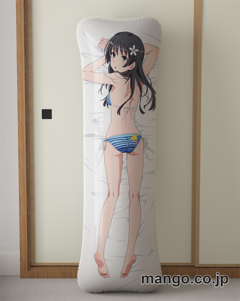 アニメ抱き枕カバーとあるシリーズ佐天涙子大型クッションキャラクターグッズPVC製コレクション用｜空気ビニール製 等身大抱き枕 コレクション向けグッズ
