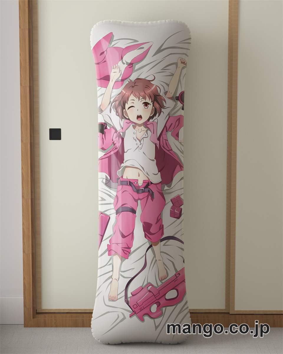 アニメ抱き枕カバーソードアート オンラインガンゲイル オンラインレン＆香蓮大型クッションキャラクターグッズPVC製コレクション用｜等身大エアクッション ビッグサイズ PVC製 アニメグッズ 2
