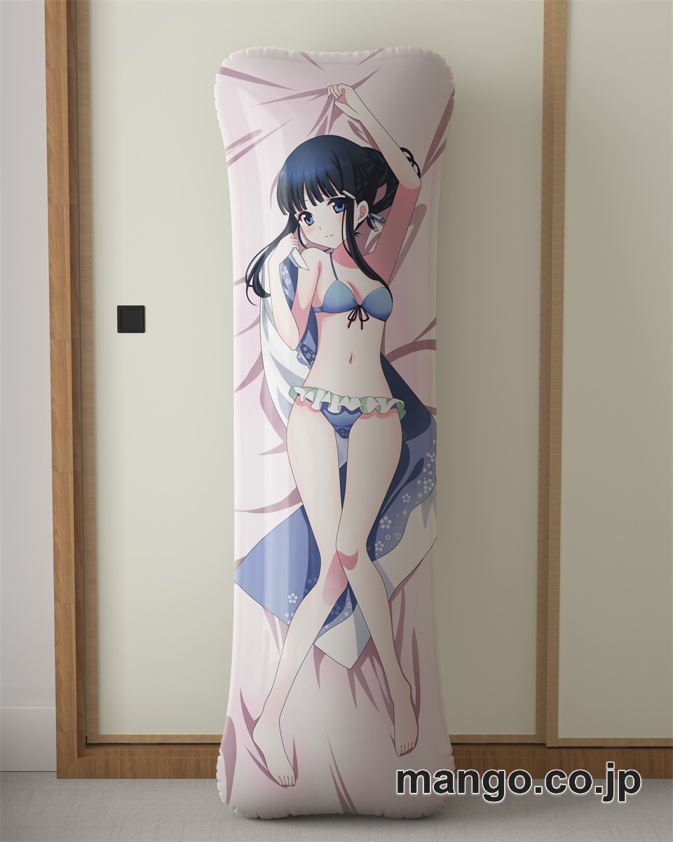 アニメ抱き枕カバー【魔法科高校の劣等生】あの日の司波深雪大型クッションキャラクターグッズPVC製コレクション用｜PVC エアクッション 等身大サイズ 立体ディスプレイ 2