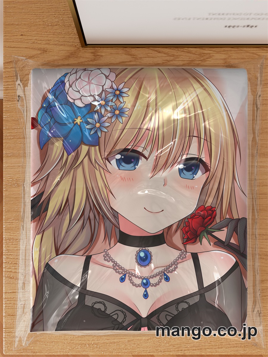 アニメ抱き枕カバーFGOジャンヌ ダルクドレス姿大型クッションキャラクターグッズPVC製コレクション用｜等身大エアクッション ビッグサイズ PVC製 アニメグッズ 3