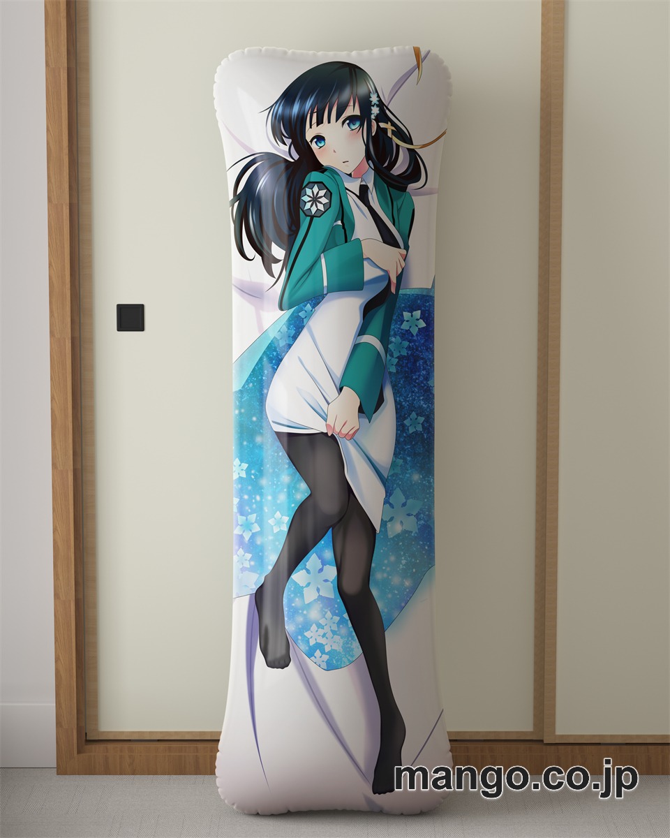 アニメ抱き枕カバー魔法科高校の劣等生司波深雪大型クッションキャラクターグッズPVC製コレクション用 等身大 抱き枕 空気ビニール製 キャラクターグッズ